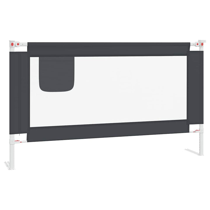 SMARTGROUPSTORE BD - BD Sicherheitsgeländer Kinderbett Dunkelgrau Stoff 140 x 25 cm 140 x 25 cm Dunk
