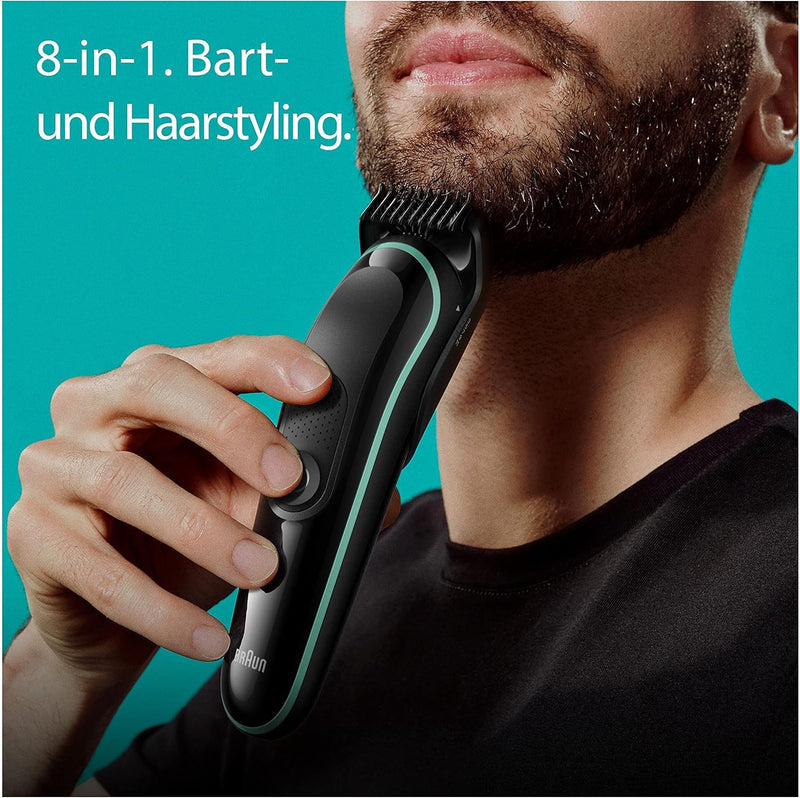 Braun All-In-One Bartpflege Bodygroomer Set, 8-in-1 Barttrimmer / Bartschneider, Trimmer/Haarschneid