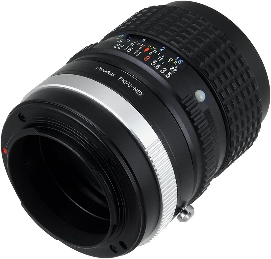 Fotodiox Lens Mount Adapter Compatible with Pentax K AF (KAF) Lenses on Sony E-Mount Cameras Pentax