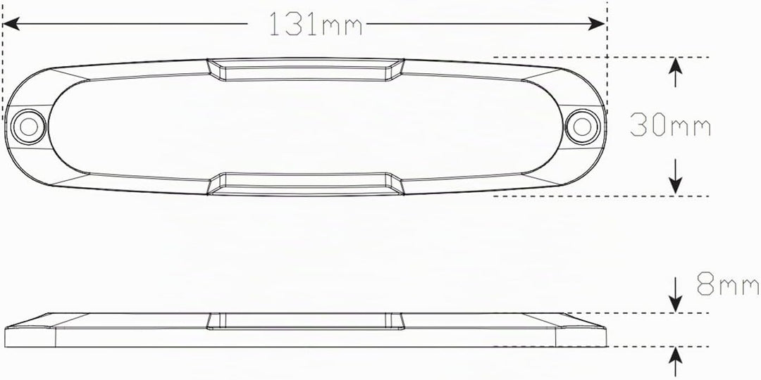 Kombi Rückleuchte Slim - universal
