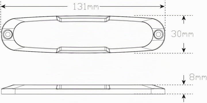 Kombi Rückleuchte Slim - universal
