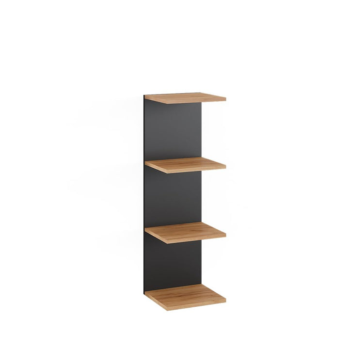 Vicco Wandregal Paolo, hängendes Regal, Anthrazit, 30 x 95 cm Anthrazit 95 cm, Einzel, Anthrazit 95
