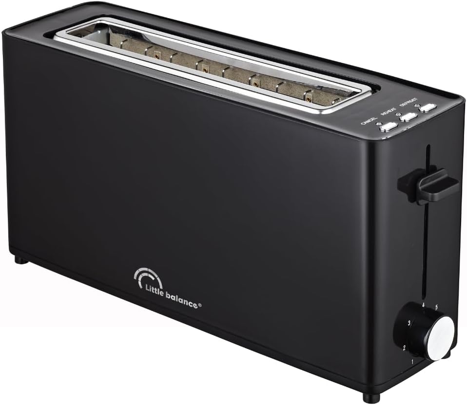 LITTLE BALANCE 8828 Happy Toast, Toaster, 1 langer Schlitz, 1 Baguettescheibe, Thermostat mit 7 Posi