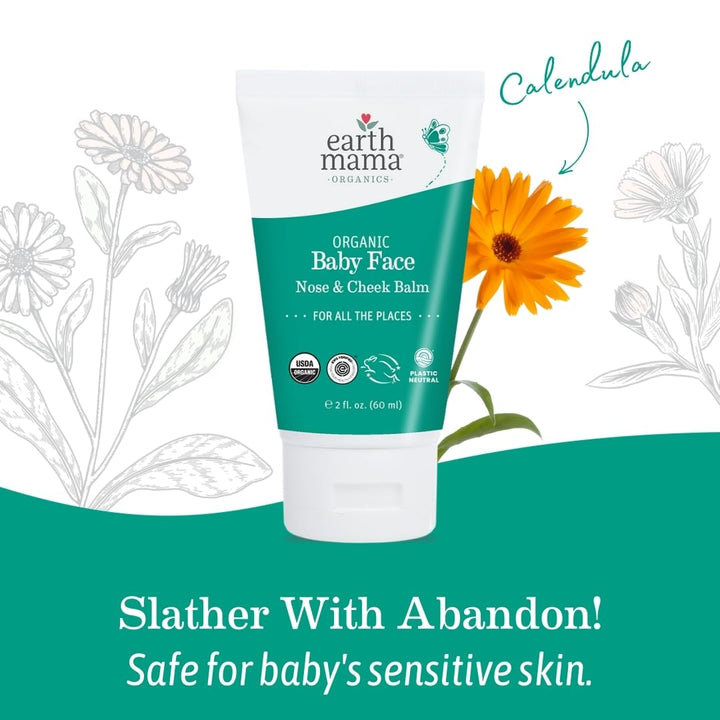 Earth Mama - Baby Face Bio Nasen- und Wangenbalsam – 59 ml