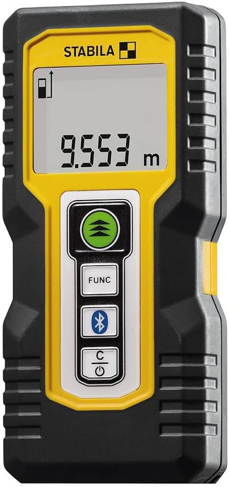 STABILA Laser-Entfernungsmesser LD 250 BT, Bluetooth Smart 4.0, max. Messbereich 50 m, 4 Messfunktio