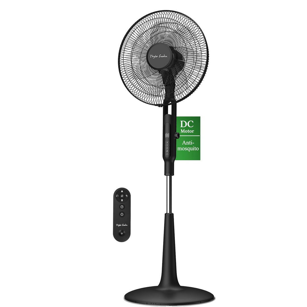 Taylor Swoden Standventilator Leise, 25dB DC Ventilator Leise mit Fernbedienung, 3258.6m³/h, 28 Gesc