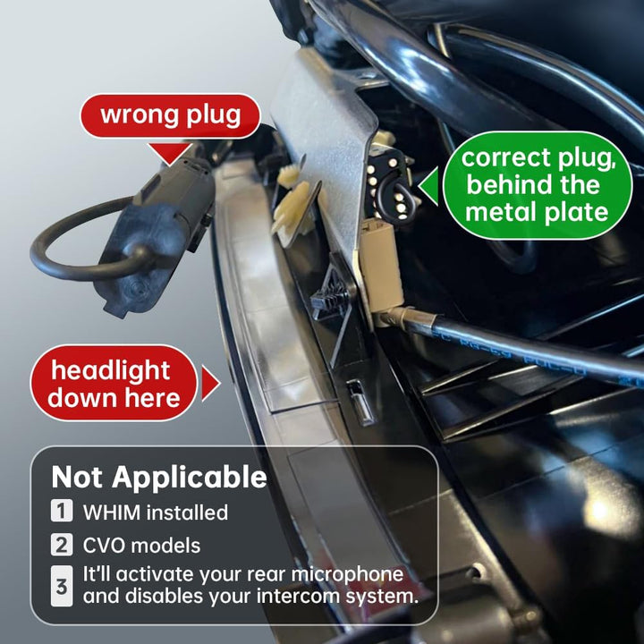 Carplay2air Apple Car Play Jumper Plug for 2019-2023 Harley Davidson Road Glide or Street Glide with