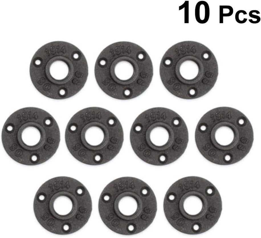 UKCOCO 10 Stück 1 Herdplattenspaltabdeckung Metallhalter Möbelflansch Selber Machen Industriell Bode