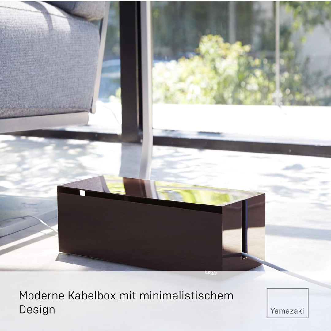 Cable Box Web - brown/black Dunkelbraun, Dunkelbraun
