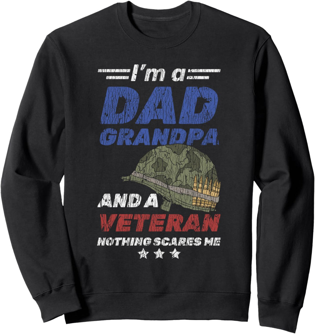 Veteran Papa Opa Held Stolze Armee Vietnam Veteran Sweatshirt