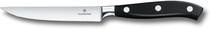 Victorinox, Grand Maître, Profi Steakmesser-Set, 2-teilig, Extra Scharfe Klinge, Wellenschliff, 12 c