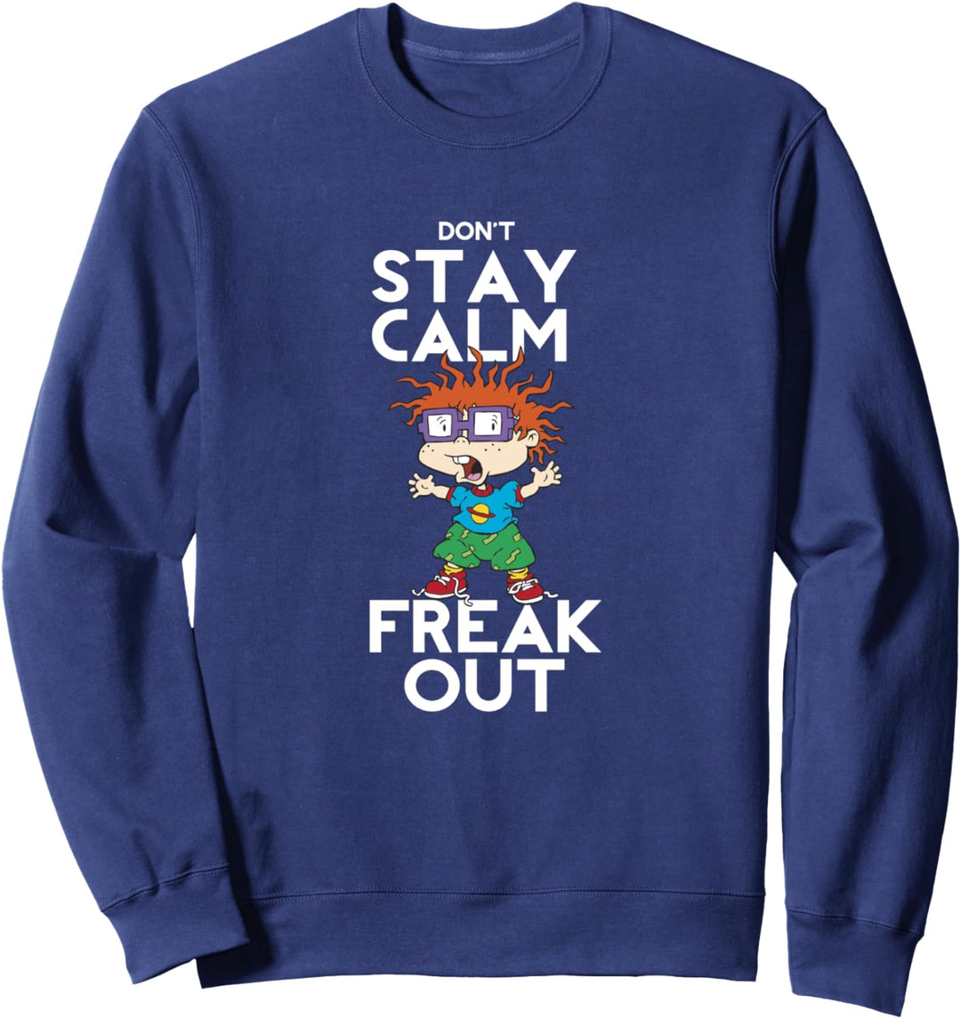 Rugrats Chuckie Don't Stay Calm Freak Out Sweatshirt