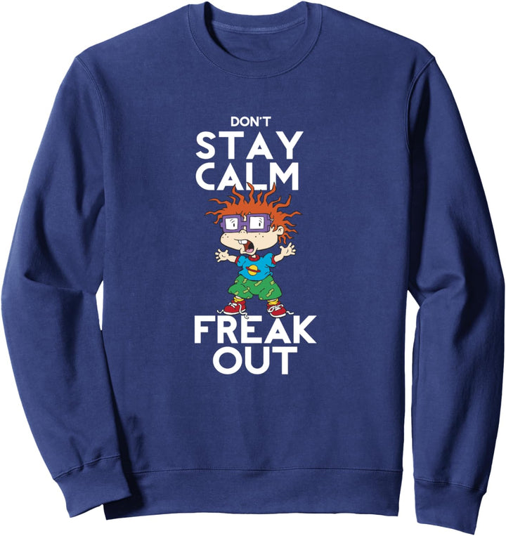 Rugrats Chuckie Don't Stay Calm Freak Out Sweatshirt