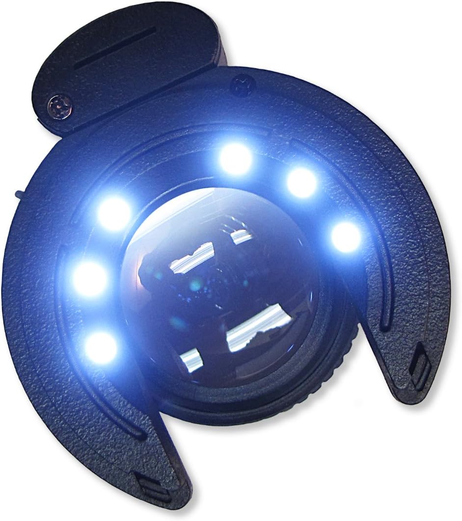 Carson SensorMag 4,5X LED Lupe zur Sensorreinigung von DSLR-Kameras (SM-44) Single, Single