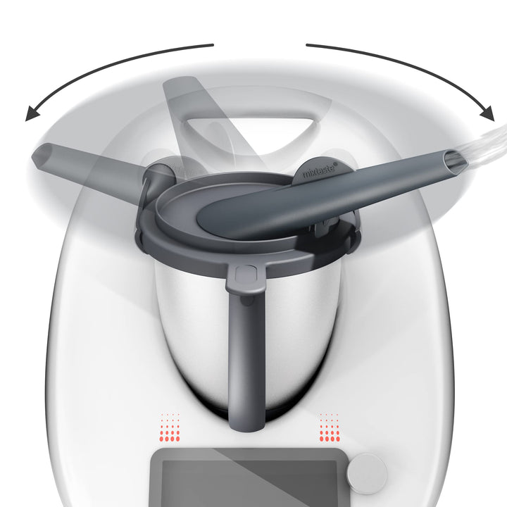 Dampfumleiter kompatibel mit Thermomix TM5, TM6, TM Friend, mit geschütztem überlaufschutz, Dampfuml
