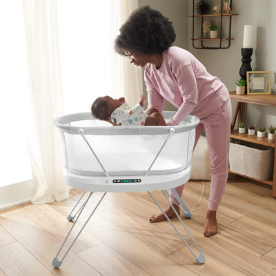 Fisher-Price GXL76 - Premium Babybett mit Smart Connect - Einstellbares Babybettchen, für Säuglinge