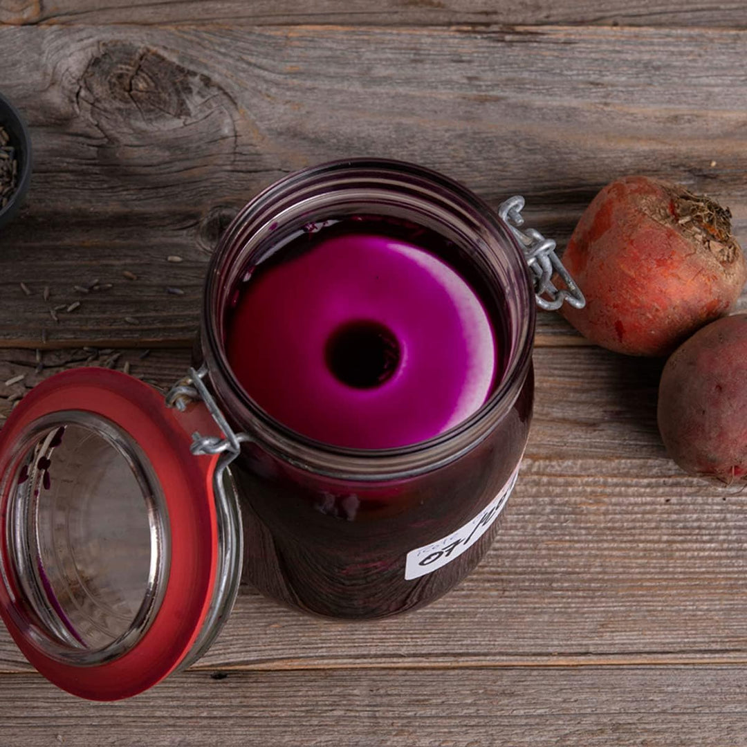 SOFTCOREFOOD Beschwerungsstein 8 cm/ - 4 STÜCK - für Bügelglas/Sauerkraut herstellen/Kimchi und Gemü