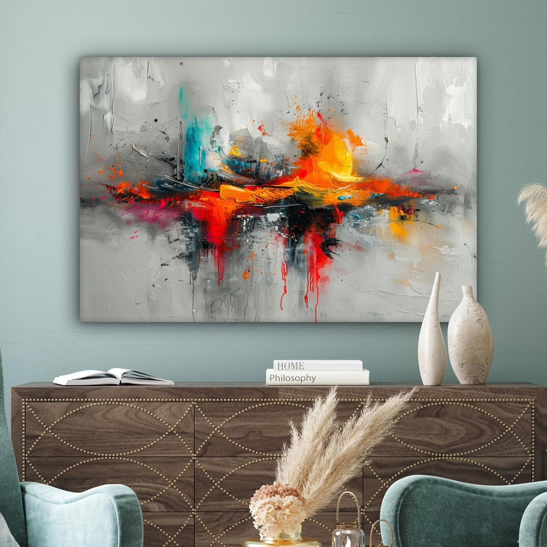 MuchoWow© Leinwandbild Gross 120x80 cm XXL Dekoration Wohnzimmer Bilder Pictures Wall Decoration Liv