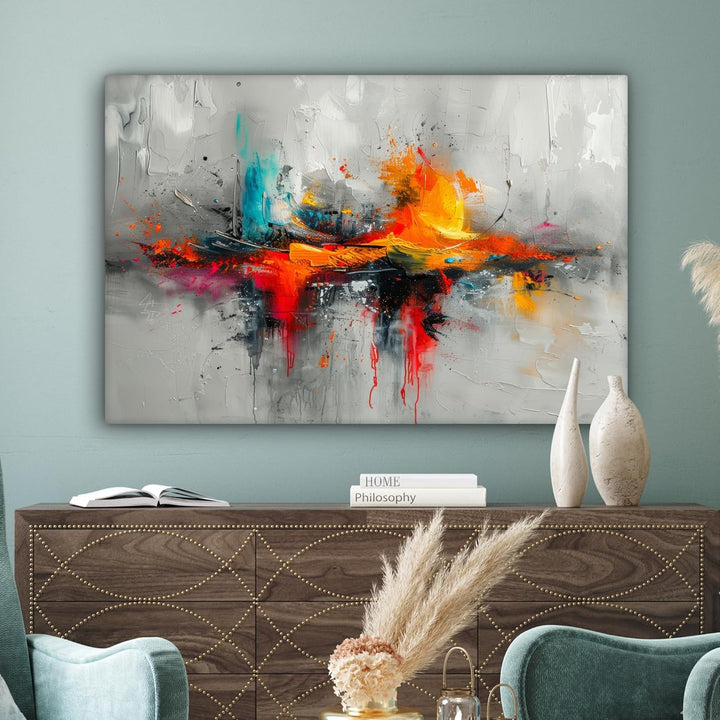 MuchoWow© Leinwandbild Gross 120x80 cm XXL Dekoration Wohnzimmer Bilder Pictures Wall Decoration Liv