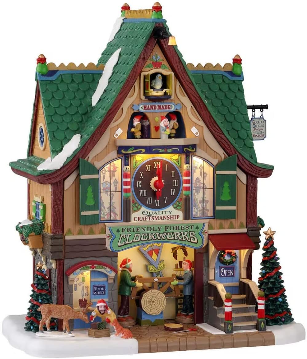 Lemax 15734-UK Santa's Wonderland Sights & Sounds: Friendly Forest Clockworks