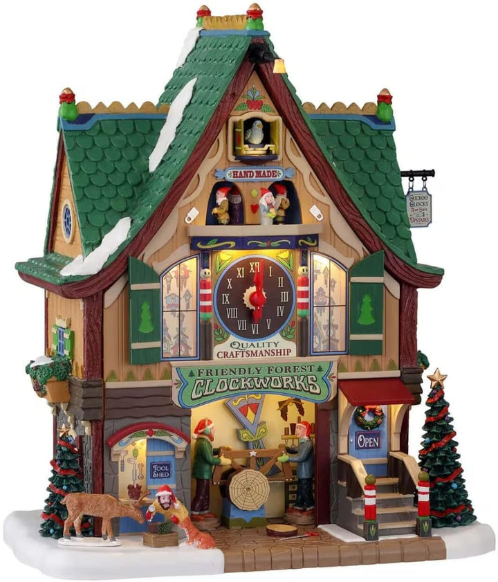 Lemax 15734-UK Santa's Wonderland Sights & Sounds: Friendly Forest Clockworks