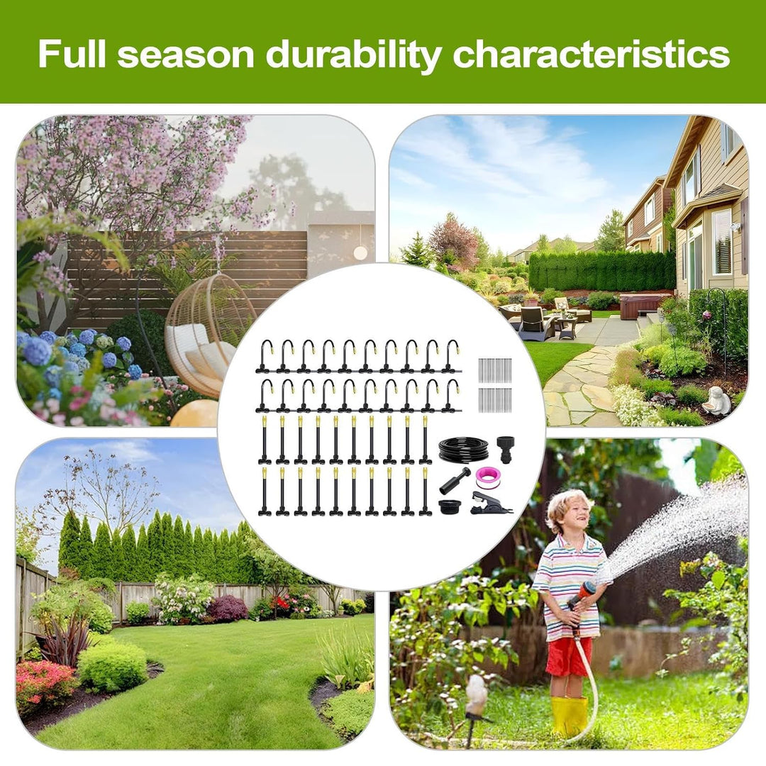Bewässerungssystem Für Garten - Bewässerungssystem Für Pflanzen Mit Einstellbarer Düse,Schnellverbin