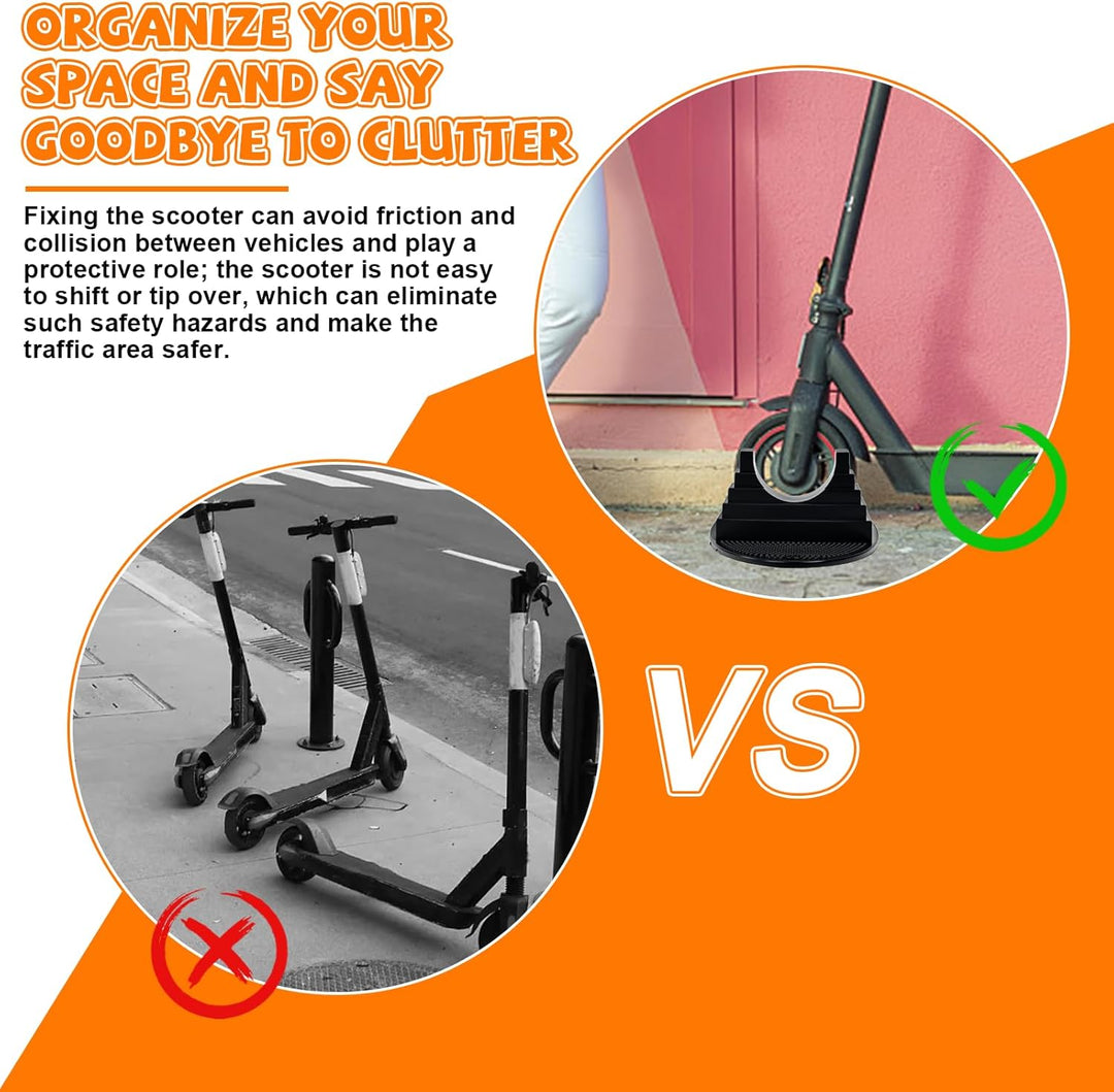 2 Stück Universal Scooter Stand Stabiler Stunt Scooter Ständer für 95-120mm Räder Leicht Tragbar für