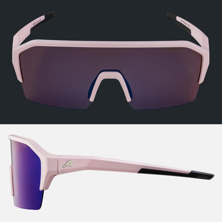 ALPINA RAM HR Q-LITE V - Verspiegelte, Kontrastverstärkende & Beschlagfreie Sport- & Fahrradbrille M