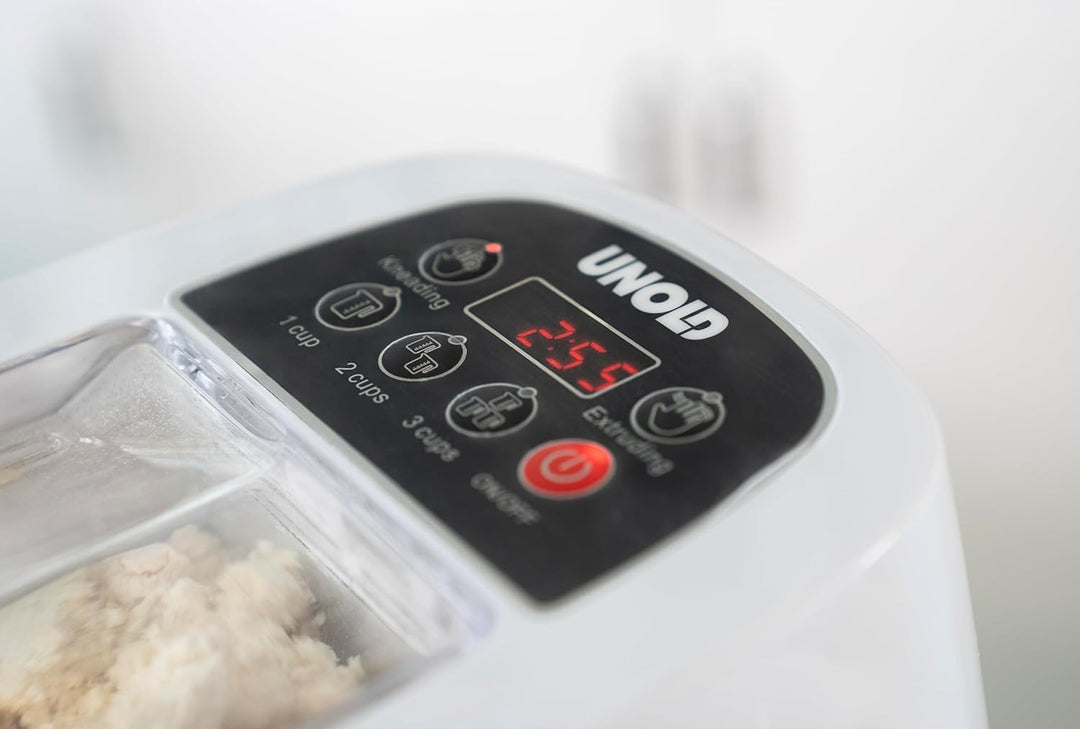 Unold 68820 Nudelmaschine Nora, Perfekte Nudeln Selbstgemacht, bis zu 700 g frischen Nudelteig, einf