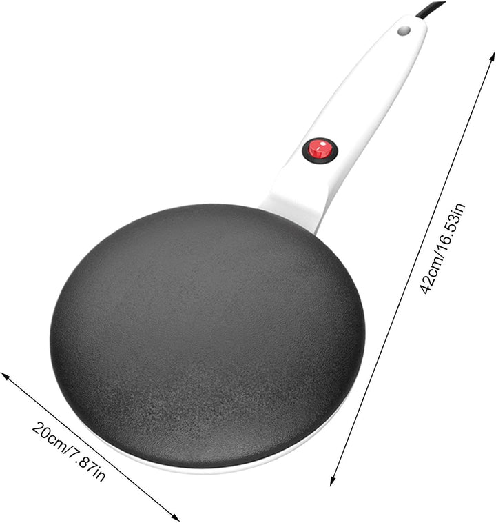 Instant-Crêpe-Maker, Crêpe-Maker, Crêpe-Grillpfanne, 7,8 Zoll automatische Temperaturregelung Instan