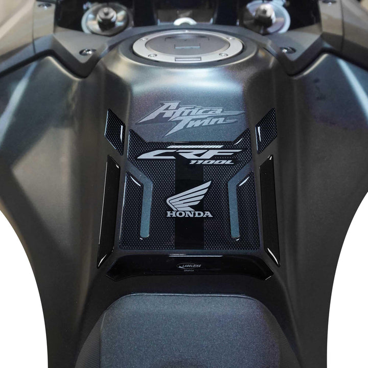 LABELBIKE 3D Aufkleber Motorrad Tankpad Honda | Africa Twin CRF 1100L 2020-2024, Harzschutz, Kratzsc