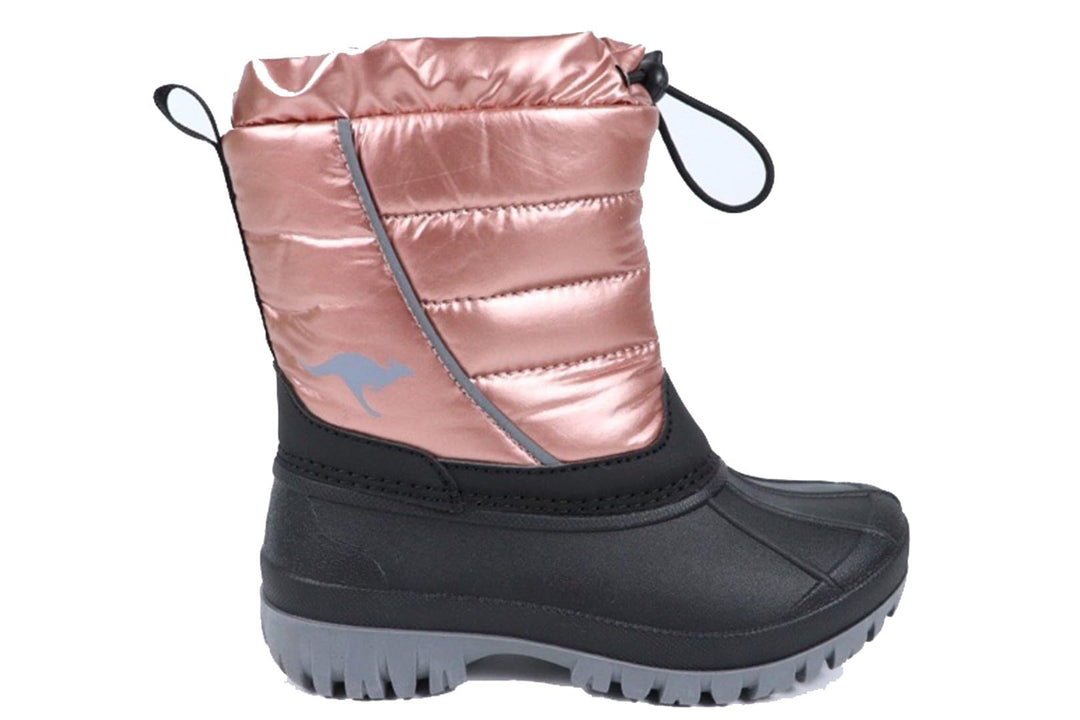 KangaROOS K-Ben Stiefel Madchen Marine/Rosa Schneestiefel Shoes 38 EU Dusty Rose Metallic, 38 EU Dus