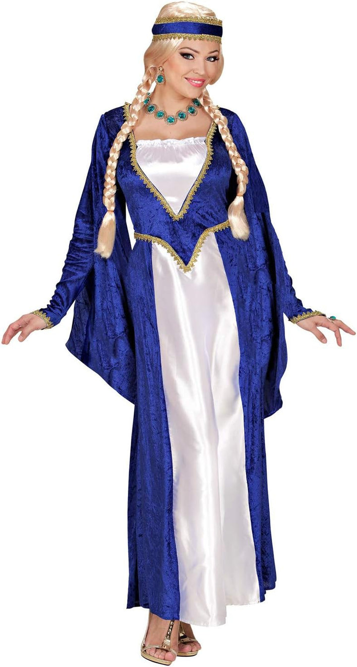 W WIDMANN MILANO Party Fashion - Kostüm Königin der Renaissance, aus Samt, Prinzessin, Burgfräulein,