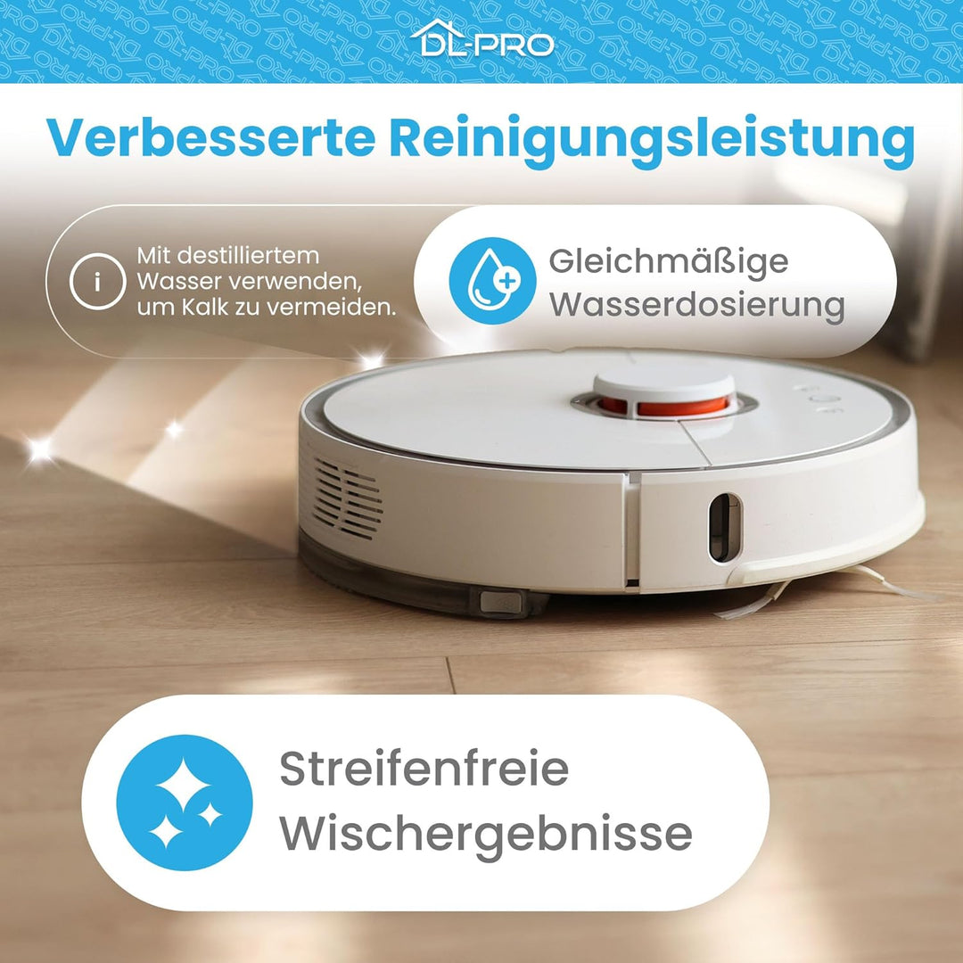 DL-pro Wassertank kompatibel mit Roborock S7 T7S T7S Plus G10 Staubsauger Roboter Kehrmaschine Ersat