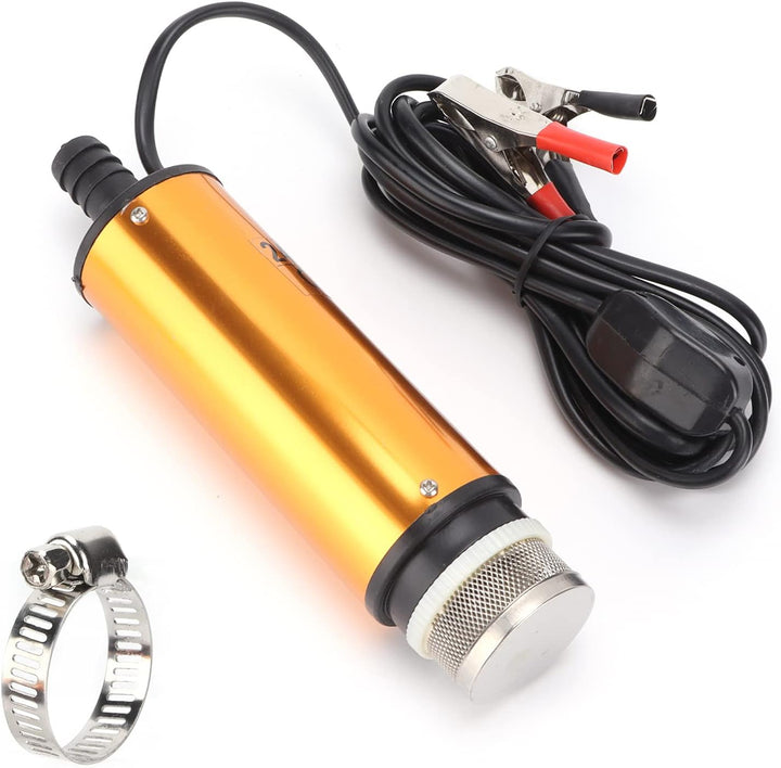 DC 24V Kraftstoffförderpumpe Elektrische Tragbare Mini-Aluminiumlegierungsschale Zum Pumpen von Dies