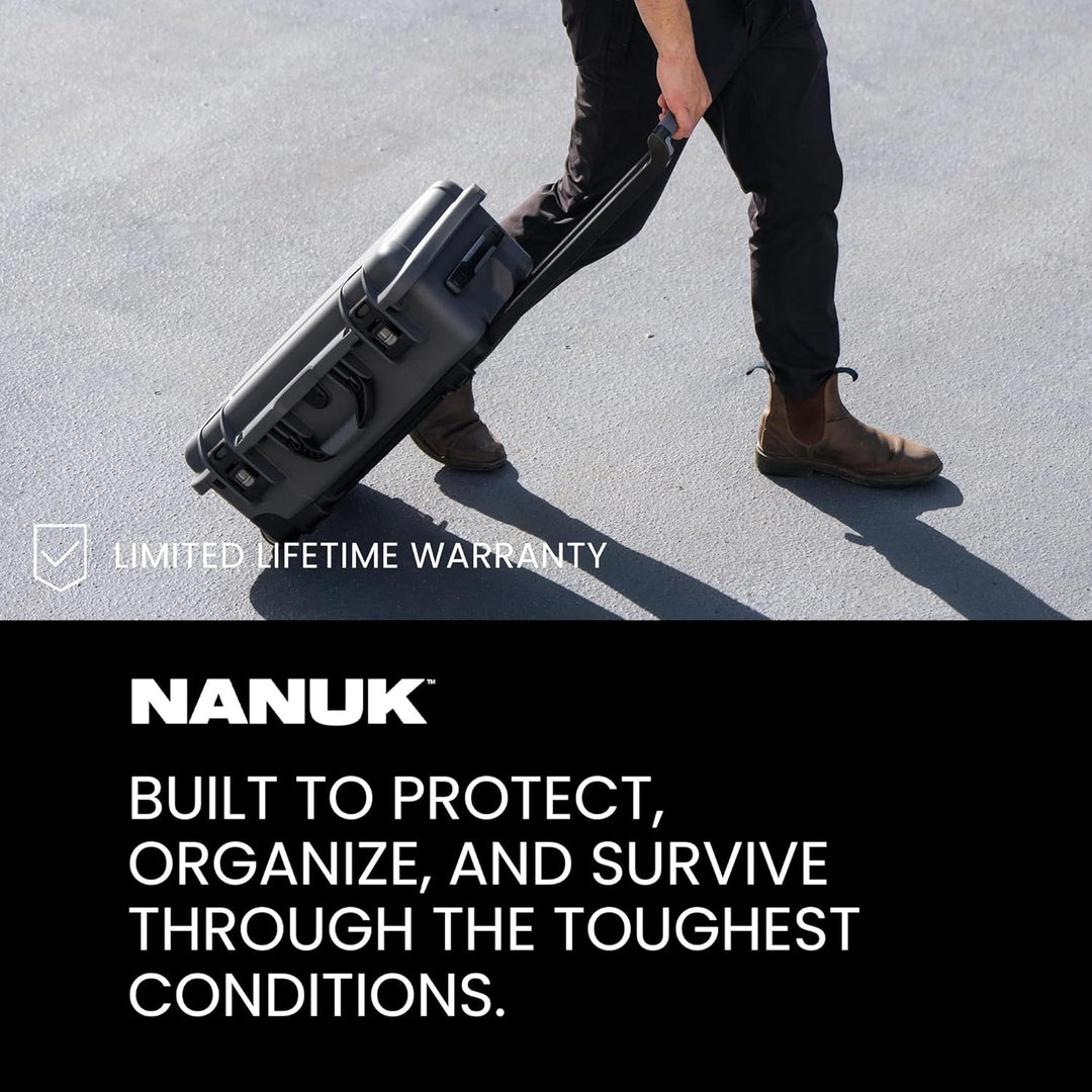Nanuk 935 Wasserdichter Hartschalenkoffer Mit Gepolsterten Trennwänden - Orange Einheitsgrösse Orang