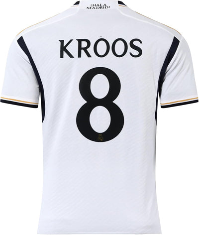 PraiseLight R. Madrid Toni Kroos #8 Heim Kinder Trikot 2023/2024 Fussball Shorts Socken Set Jugendgr