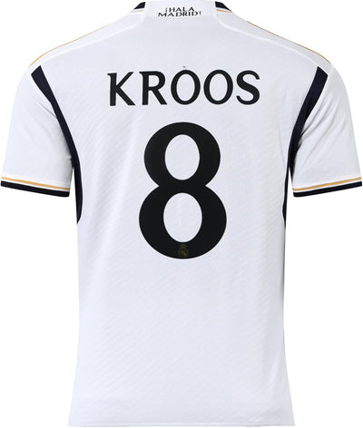 PraiseLight R. Madrid Toni Kroos #8 Heim Kinder Trikot 2023/2024 Fussball Shorts Socken Set Jugendgr