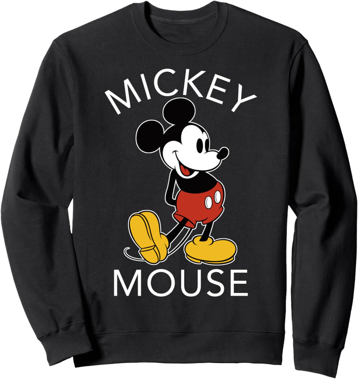 Disney Mickey And Friends Mickey Mouse Simple Portrait Sweatshirt