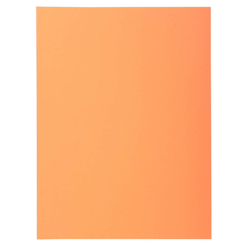 Exacompta Super 250 PACK 50 Hemden für A4 2 Klappen 24 x 32 cm 24 x 32 Orange, Orange