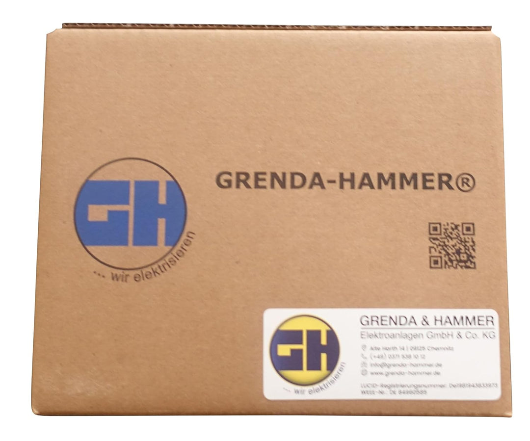 grenda-hammer® | Neozed Lasttrennschalter Set D02-3-polig Set mit Sicherungen und Passhülsen (Lasttr