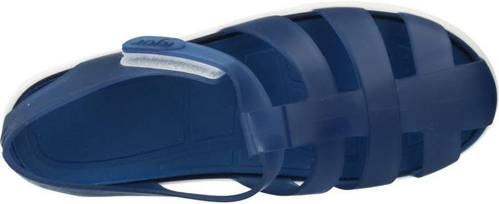 Unbekannt Mädchen Star Riemchensandalen, Marineblau Transparent