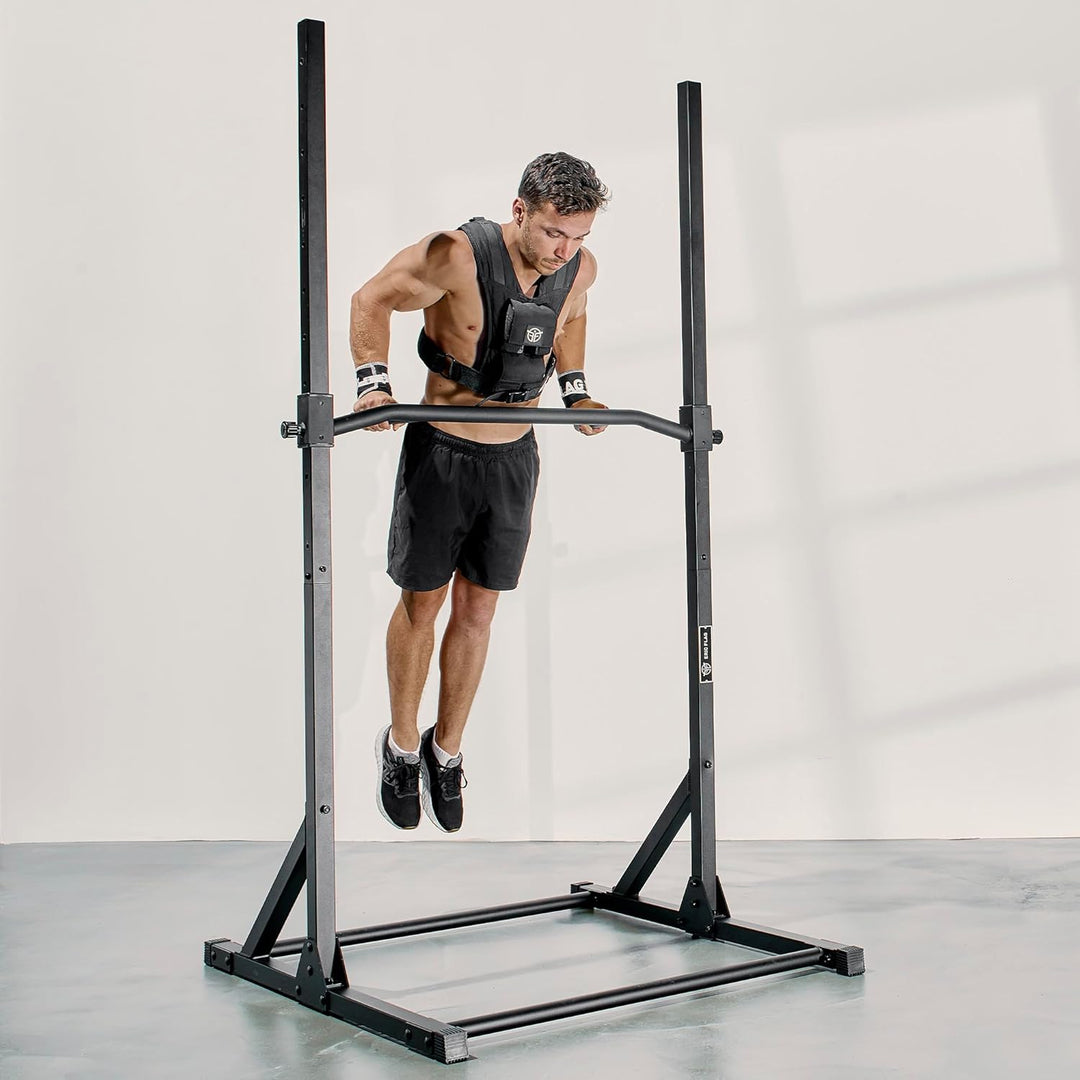 Eric Flag - Gewichtsweste 20kg oder 10kg, Herausnehmbare Metall-Gewichte, Verstellbare Trainingswest