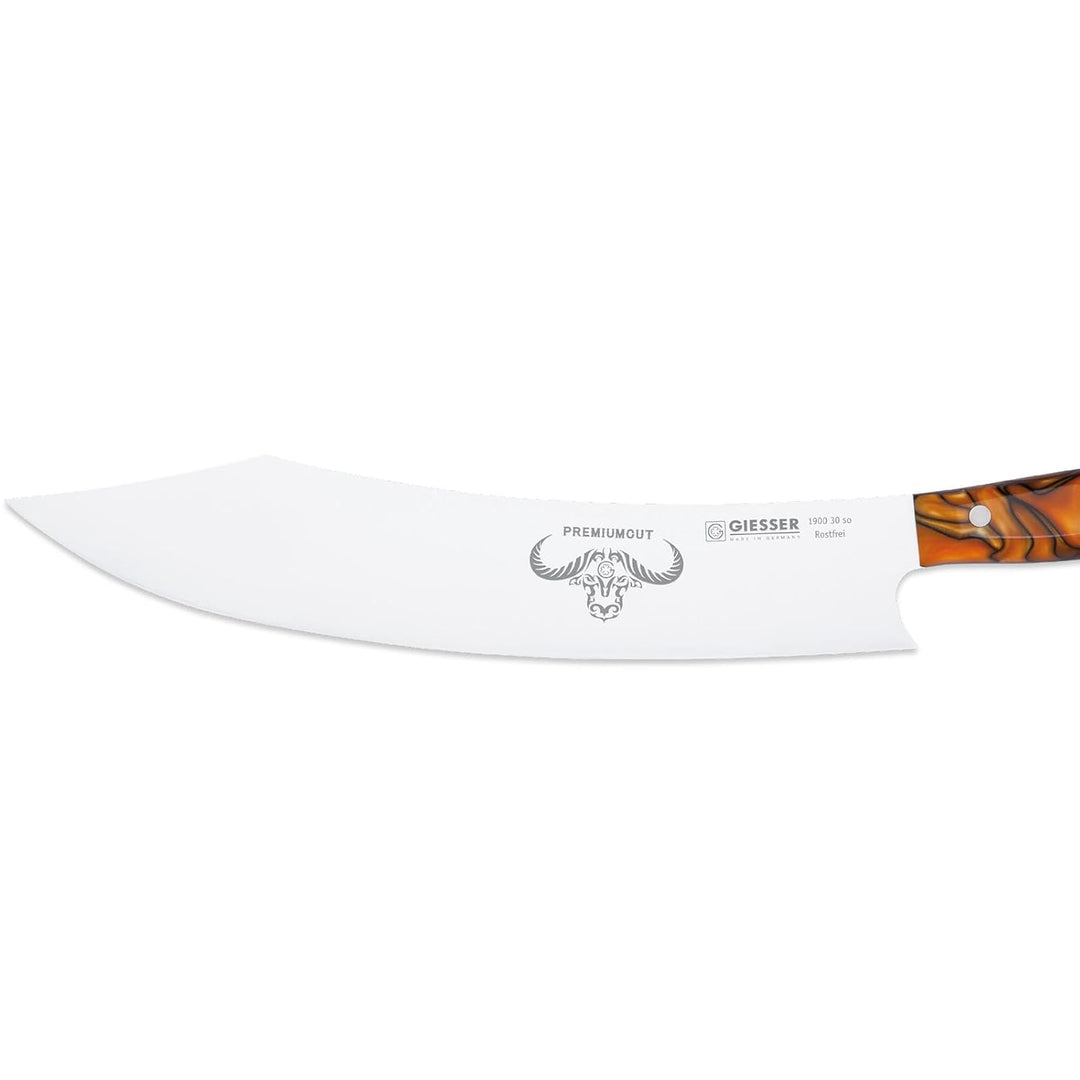 Giesser seit 1776 - Made in Germany - Kochmesser 30 cm Spicy Orange, PremiumCut Barbecue No 1, Küche