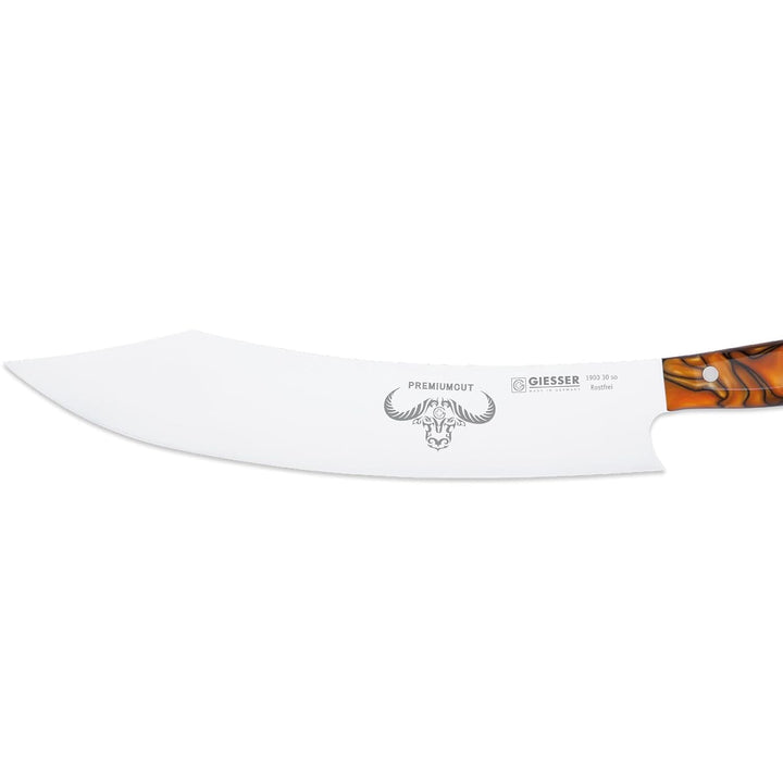 Giesser seit 1776 - Made in Germany - Kochmesser 30 cm Spicy Orange, PremiumCut Barbecue No 1, Küche