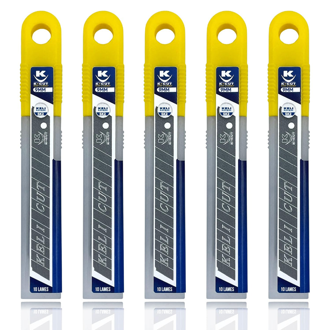 Satz Abbrechklingen BLACK BLADE SK2-3-mal längere Lebensdauer, Lasergravur, Kisten mit 10 Klingen (9