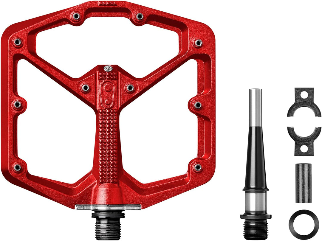 Crankbrothers Stamp Flat BMX/MTB Fahrradpedal – Plattform-Fahrradpedal, minimales Profil, Verstellba