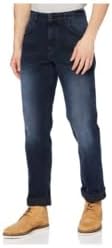 camel active Jeans Hose Tapered Fit Stretch dunkelblau 32W / 32L Dunkelblau, 32W / 32L Dunkelblau