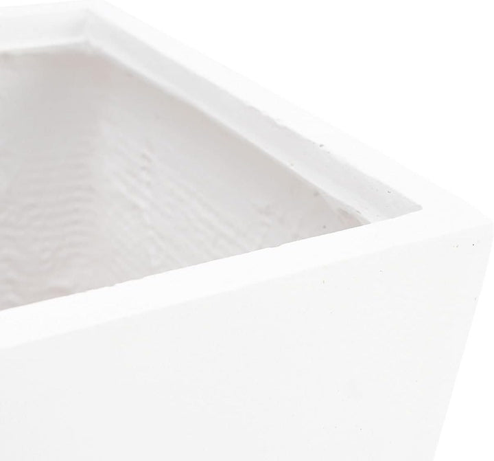 Pflanzkübel Conic in Weiss - 70cm x 33cm x 33cm CONIC - 70x33x33cm, CONIC - 70x33x33cm