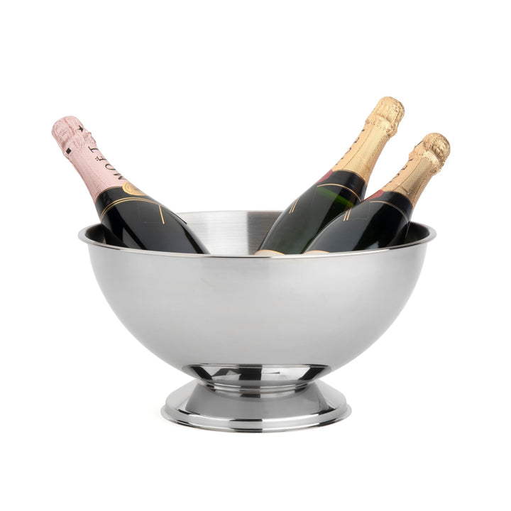 Leopold Vienna Champagnerschale Classic II Edelstahl Ø35x19cm, 304, Silber, 1 Stück (1er Pack), Klas